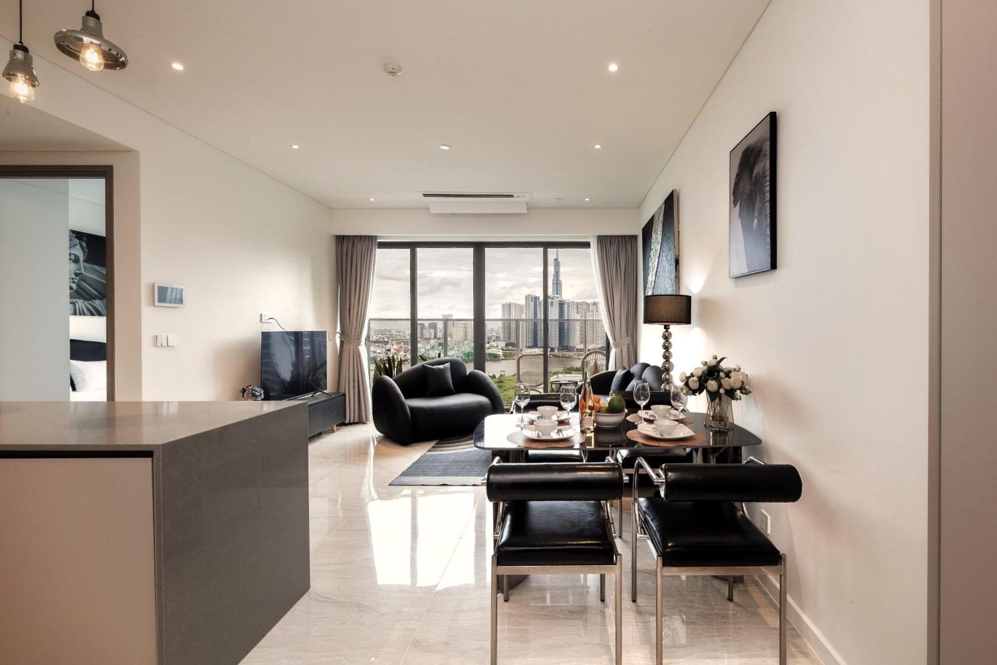The Opera Apartment Cental Saigon Free Pool-Gym-Sauna Room- Golf Mini Ho Chi Minh-byen Eksteriør bilde